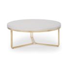 Large Circular Coffee Table or Footstool by Gillmore