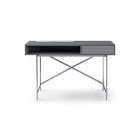 Grey Desk Dressing Table with Drawer by Gillmore