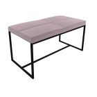 Pink Velvet Bed Bench by Gillmore